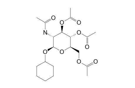CYCLOHEXYL-2-ACETAMIDO-2-DEOXY-3,4,6-TRI-O-ACETYL-BETA-D-GLUCOPYRANOSIDE