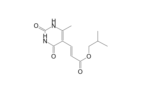 isobutyl (2E)-3-(6-methyl-2,4-dioxo-1,2,3,4-tetrahydro-5-pyrimidinyl)-2-propenoate