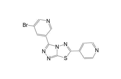 [1,2,4]triazolo[3,4-b][1,3,4]thiadiazole, 3-(5-bromo-3-pyridinyl)-6-(4-pyridinyl)-