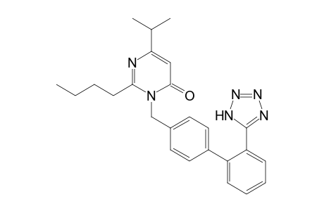 2-Butyl-6-isopropyl-3-[2'-(1H-tetrazol-5-yl)biphenyl-4-ylmethyl]-3H-pyrimidin-4-one