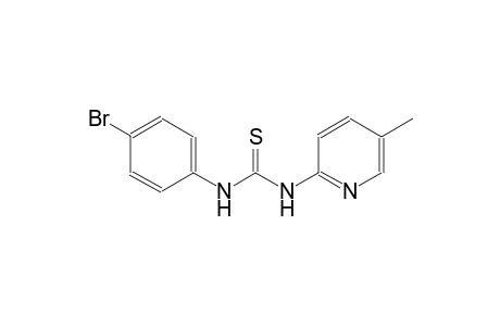 N-(4-bromophenyl)-N'-(5-methyl-2-pyridinyl)thiourea
