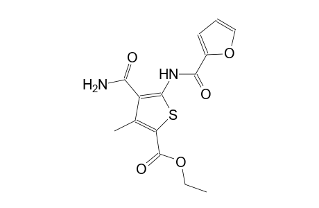 ethyl 4-(aminocarbonyl)-5-(2-furoylamino)-3-methyl-2-thiophenecarboxylate