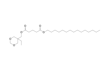 Glutaric acid, (5-ethyl-1,3-dioxan-5-yl)methyl pentadecyl ester