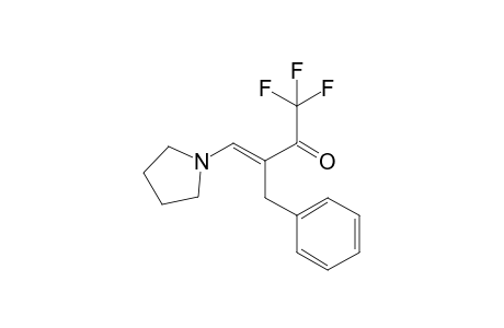 3-Benzyl-1,1,1-trifluoro-4-pyrrolidin-1-ylbut-3-en-2-one