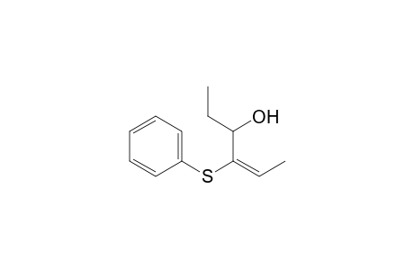 (E)-4-(phenylthio)-4-hexen-3-ol