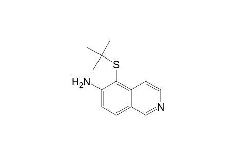 6-Amino-5-(1-tert-butylthio)isoquinoline