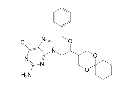 1,5-Dioxaspiro[5.5]undecane, 9H-purin-2-amine deriv.
