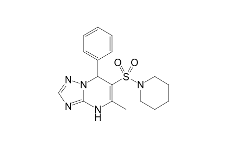 5-Methyl-7-phenyl-6-(1-piperidinylsulfonyl)-4,7-dihydro[1,2,4]triazolo[1,5-a]pyrimidine