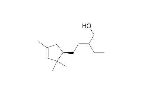 2-Buten-1-ol, 2-ethyl-4-(2,2,4-trimethyl-3-cyclopenten-1-yl)-, [R-(E)]-