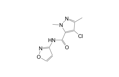 4-chloro-N-(3-isoxazolyl)-1,3-dimethyl-1H-pyrazole-5-carboxamide