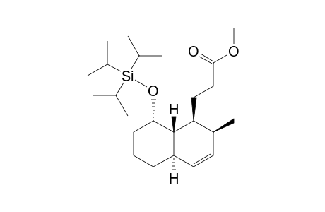 3-[(1S,2S,4aR,8S,8aS)-2-methyl-8-tri(propan-2-yl)silyloxy-1,2,4a,5,6,7,8,8a-octahydronaphthalen-1-yl]propanoic acid methyl ester