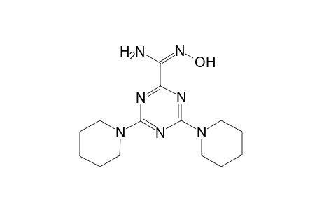 [1,3,5]Triazine-2-carboxamidine, N-hydroxy-4,6-di(piperidin-1-yl)-