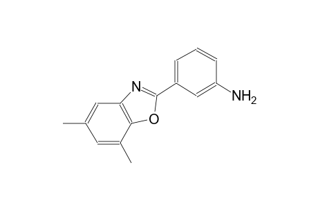 benzenamine, 3-(5,7-dimethyl-2-benzoxazolyl)-