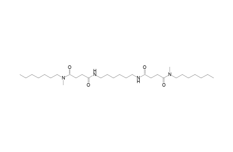 N'-heptyl-N-[6-[[4-[heptyl(methyl)amino]-1,4-dioxobutyl]amino]hexyl]-N'-methylbutanediamide