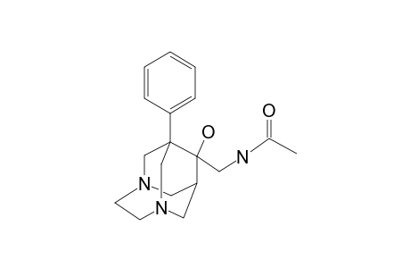 9-Acetamidomethyl-1-phenyl-3,6-diazahomoadamantan-9-ol