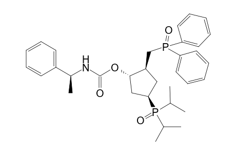 (1S,2S,4R)-4-(Diisopropylphosphinoyl)-2-[(diphenylphosphinoyl)methyl]cyclopentyl N-[(S)-.alpha.-phenylethyl]carbamate