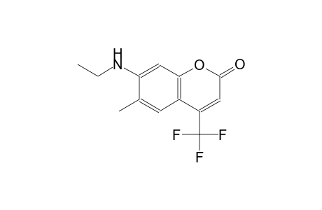 7-(ethylamino)-6-methyl-4-(trifluoromethyl)-2H-chromen-2-one