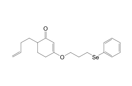 2-Cyclohexen-1-one, 6-(3-butenyl)-3-[3-(phenylseleno)propoxy]-, (.+-.)-