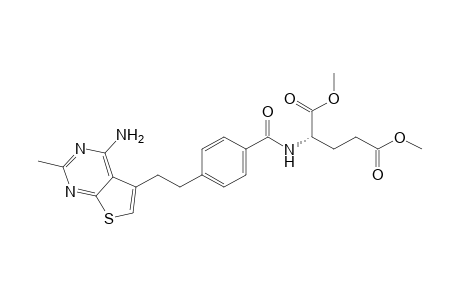Dimethyl N-{4-[2-(4-Amino-2-methylthieno[2,3-d]pyrimidin-5-yl)ethyl]benzoyl}-L-glutamate