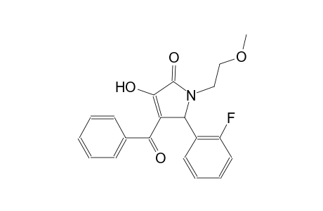 2H-pyrrol-2-one, 4-benzoyl-5-(2-fluorophenyl)-1,5-dihydro-3-hydroxy-1-(2-methoxyethyl)-