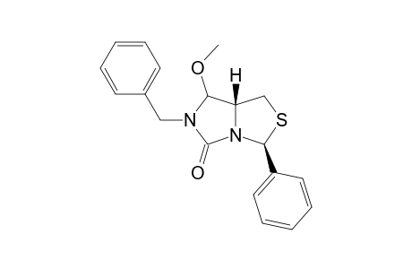 (3S,7aR)-6-benzyl-7-methoxy-3-phenyl-1,3,7,7a-tetrahydroimidazo[1,5-c]thiazol-5-one