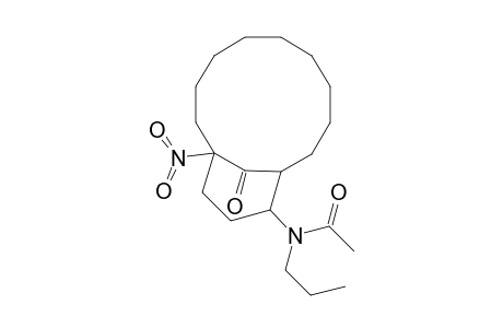 Acetamide, N-(1-nitro-15-oxobicyclo[9.3.1]pentadec-12-yl)-N-propyl-