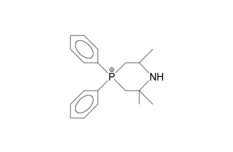 2,2,6-Trimethyl-4,4-diphenyl-1-azaphosphorinanium cation