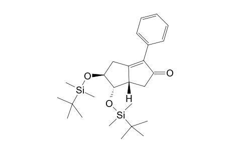 (5S,6S,6aS)-5,6-bis[[tert-butyl(dimethyl)silyl]oxy]-3-phenyl-4,5,6,6a-tetrahydro-1H-pentalen-2-one