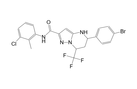 5-(4-bromophenyl)-N-(3-chloro-2-methylphenyl)-7-(trifluoromethyl)-4,5,6,7-tetrahydropyrazolo[1,5-a]pyrimidine-2-carboxamide