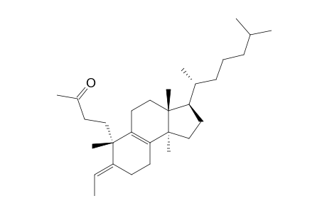 4,5-Secocholest-8-en-3-one, 5-ethylidene-14-methyl-