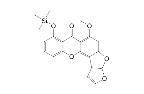 6-Methoxy-8-[(trimethylsilyl)oxy]-3a,12c-dihydro-7H-furo[3',2':4,5]furo[2,3-c]xanthen-7-one