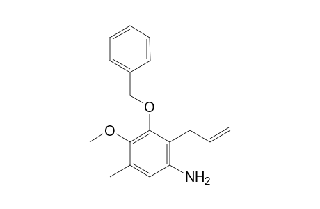 2-allyl-3-benzyloxy-4-methoxy-5-methyl-aniline