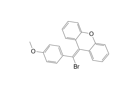 .alpha.-Bromo-9-(p-methoxybenzylidene)xanthene