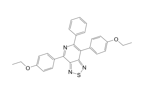 4,7-Di(4-ethoxyphenyl)-6-phenyl-1,2,5-thiadiazolo(3,4-c)pyridine