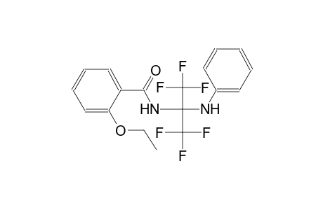 N-[1-anilino-2,2,2-trifluoro-1-(trifluoromethyl)ethyl]-2-ethoxybenzamide