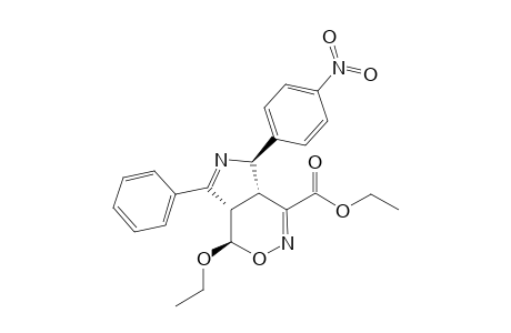 (1R,3aS,4R,7aR)-4-Ethoxy-1-(4-nitro-phenyl)-3-phenyl-1,3a,4,7a-tetrahydro-5-oxa-2,6-diaza-indene-7-carboxylic acid ethyl ester
