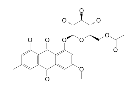 PHYSICON-8-BETA-D-(6'-O-ACETYL)-GLUCOPYRANOSIDE
