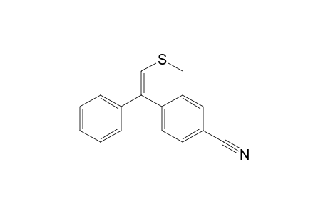 4-[(Z)-2-(methylthio)-1-phenyl-vinyl]benzonitrile