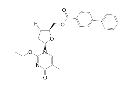 3'-DEOXY-2-O-ETHYL-3'-FLUORO-5'-O-(4-PHENYLBENZOYL)-THYMIDINE