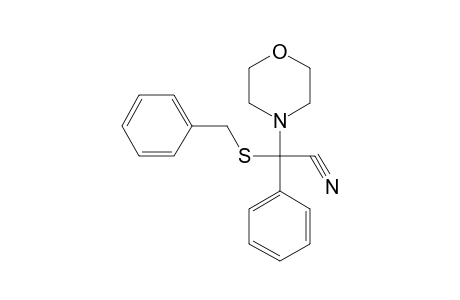 alpha-(BENZYLTHIO)-alpha-PHENYL-4-MORPHOLINEACETONITRILE