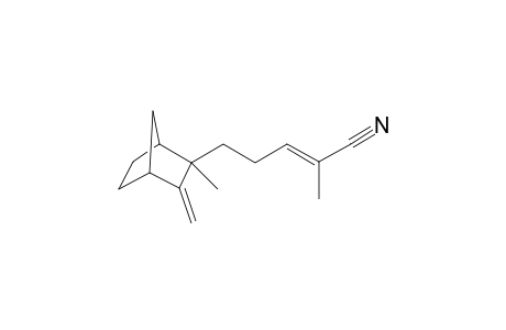 (2E)-2-Methyl-5-(2-methyl-3-methylidenebicyclo[2.2.1]hept-2-yl)pent-2-enenitrile