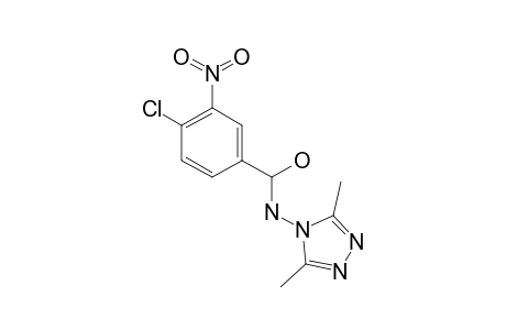 (4-CHLORO-3-NITROPHENYL)-(4H-3,5-DIMETHYL-1,2,4-TRIAZOLE-4-YLAMINO)-METHANOL