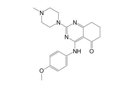 5(6H)-quinazolinone, 7,8-dihydro-4-[(4-methoxyphenyl)amino]-2-(4-methyl-1-piperazinyl)-