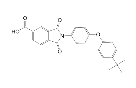 1H-isoindole-5-carboxylic acid, 2-[4-[4-(1,1-dimethylethyl)phenoxy]phenyl]-2,3-dihydro-1,3-dioxo-