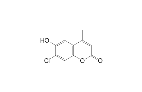 7-chloro-6-hydroxy-4-methylcoumarin