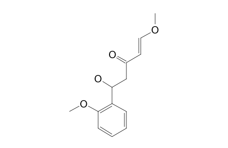 (E)-1-HYDROXY-5-METHOXY-1-(2'-METHOXYPHENYL)-PENT-4-EN-3-ONE