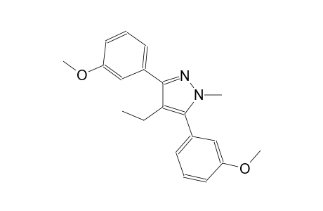 4-ethyl-3,5-bis(3-methoxyphenyl)-1-methyl-1H-pyrazole