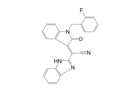 1H-benzimidazole-2-acetonitrile, alpha-[1-[(2-fluorophenyl)methyl]-1,2-dihydro-2-oxo-3H-indol-3-ylidene]-