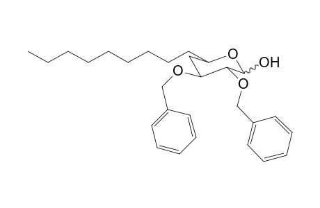 3,4-Dibenzyloxy-2-hydroxy-6-nonyltetrahydropyran