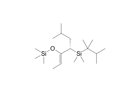 2,3-Dimethylbutan-2-yl-dimethyl-[(Z,4S)-6-methyl-3-trimethylsilyloxy-hept-2-en-4-yl]silane